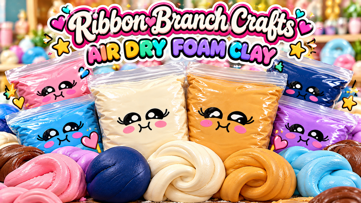 Air Dry Foam Clay!