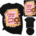 TeeDesign#3 - 100% Cotton T-Shirt, Filled with the Holy Spirit