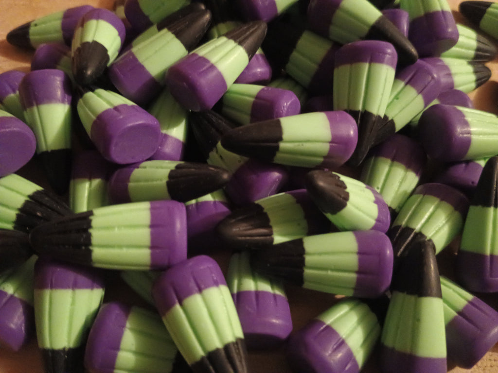 10pcs Halloween/Fall Cabochons - faux candy corn