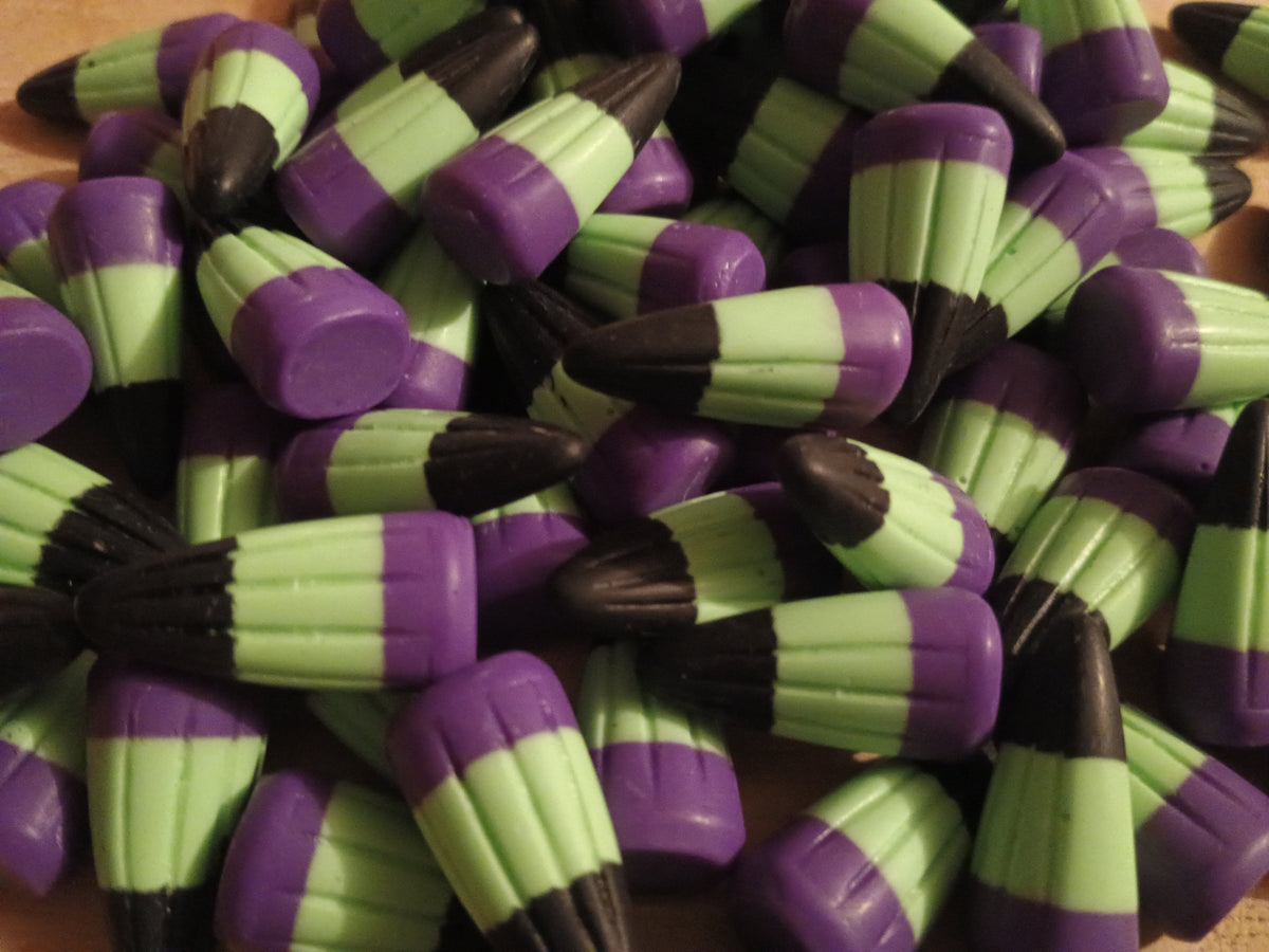 10pcs Halloween/Fall Cabochons - faux candy corn