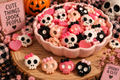 8pcs Halloween/Fall Cabochons - cute skulls