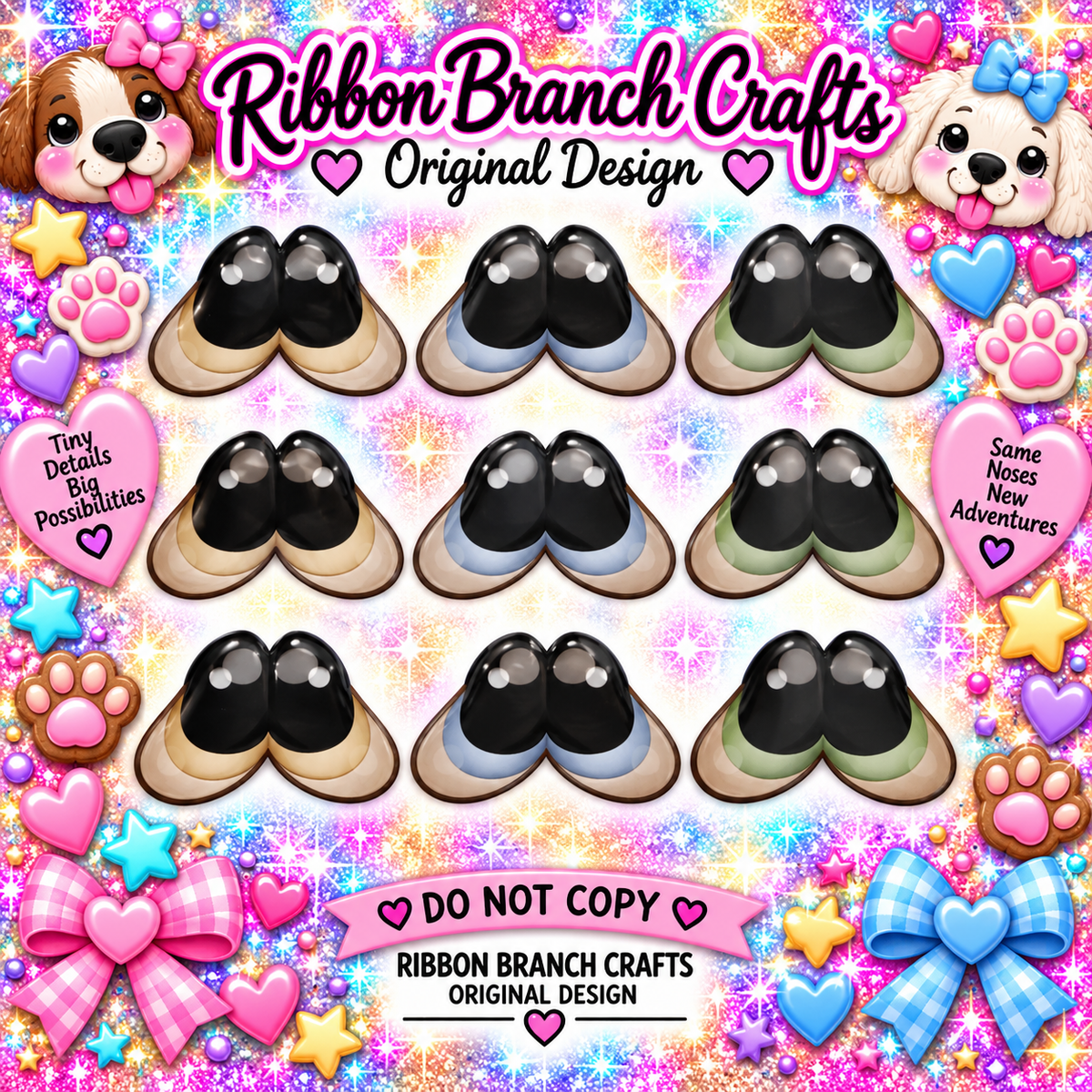RBC#13 / ORIGINAL DESIGN/primitive country style / Resin eyes for clay / Ribbon Branch Crafts / air dry foam clay / porcelain clay / doll ey