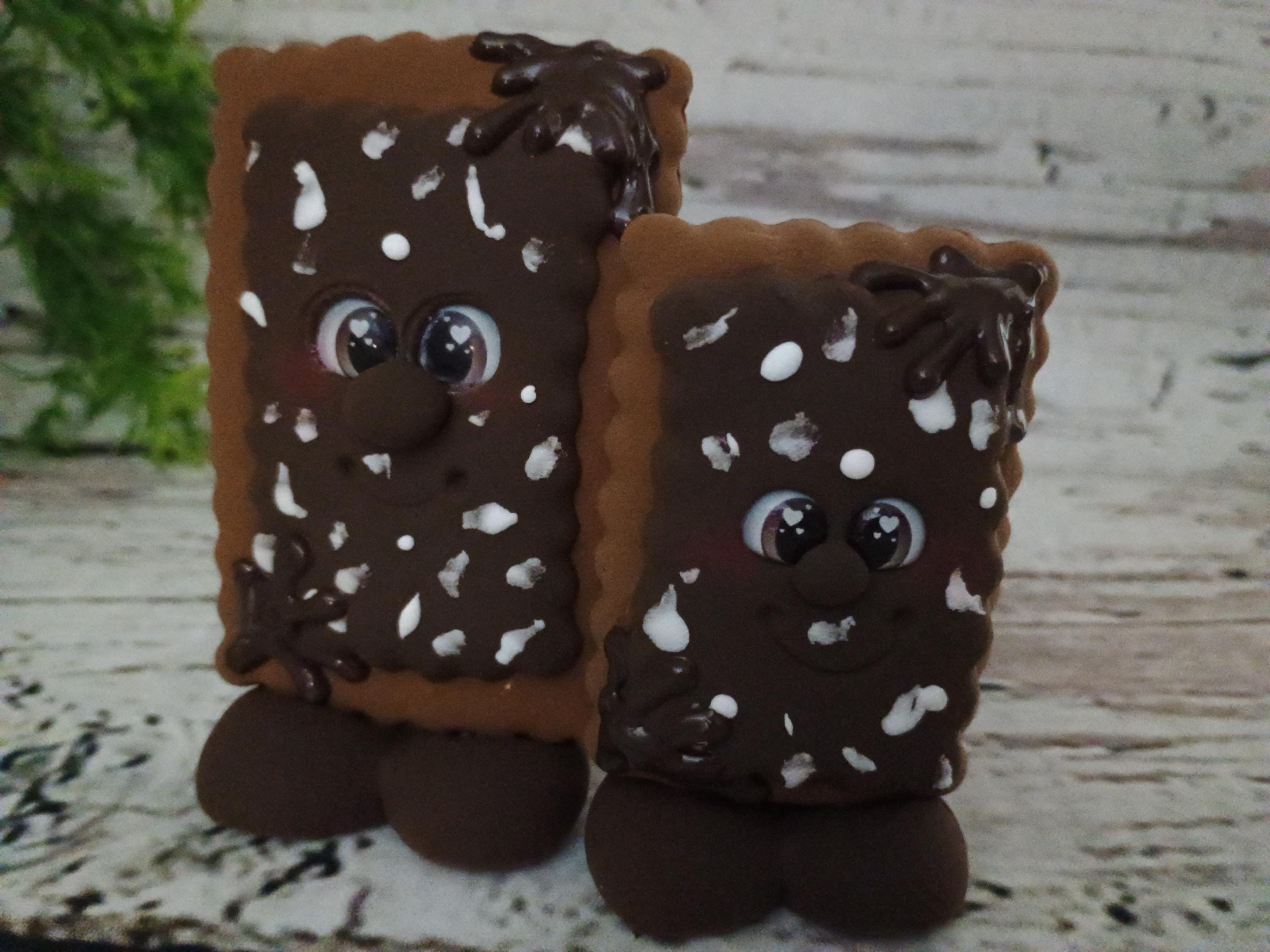 clay toaster pastry clay desk buddy friend cuties! desk office teacher gift