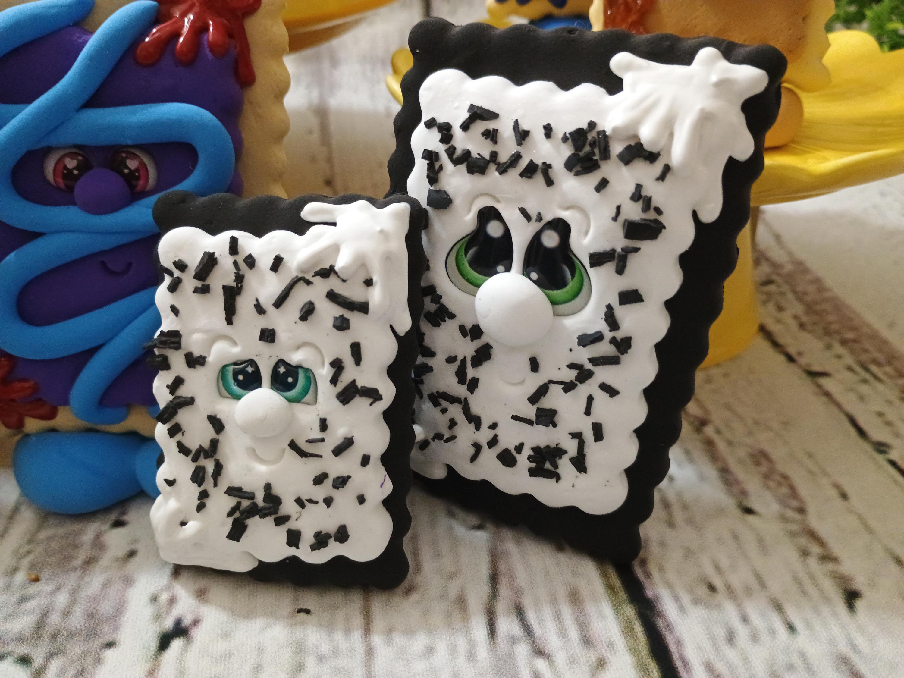 clay toaster pastry clay desk buddy friend cuties! desk office teacher gift