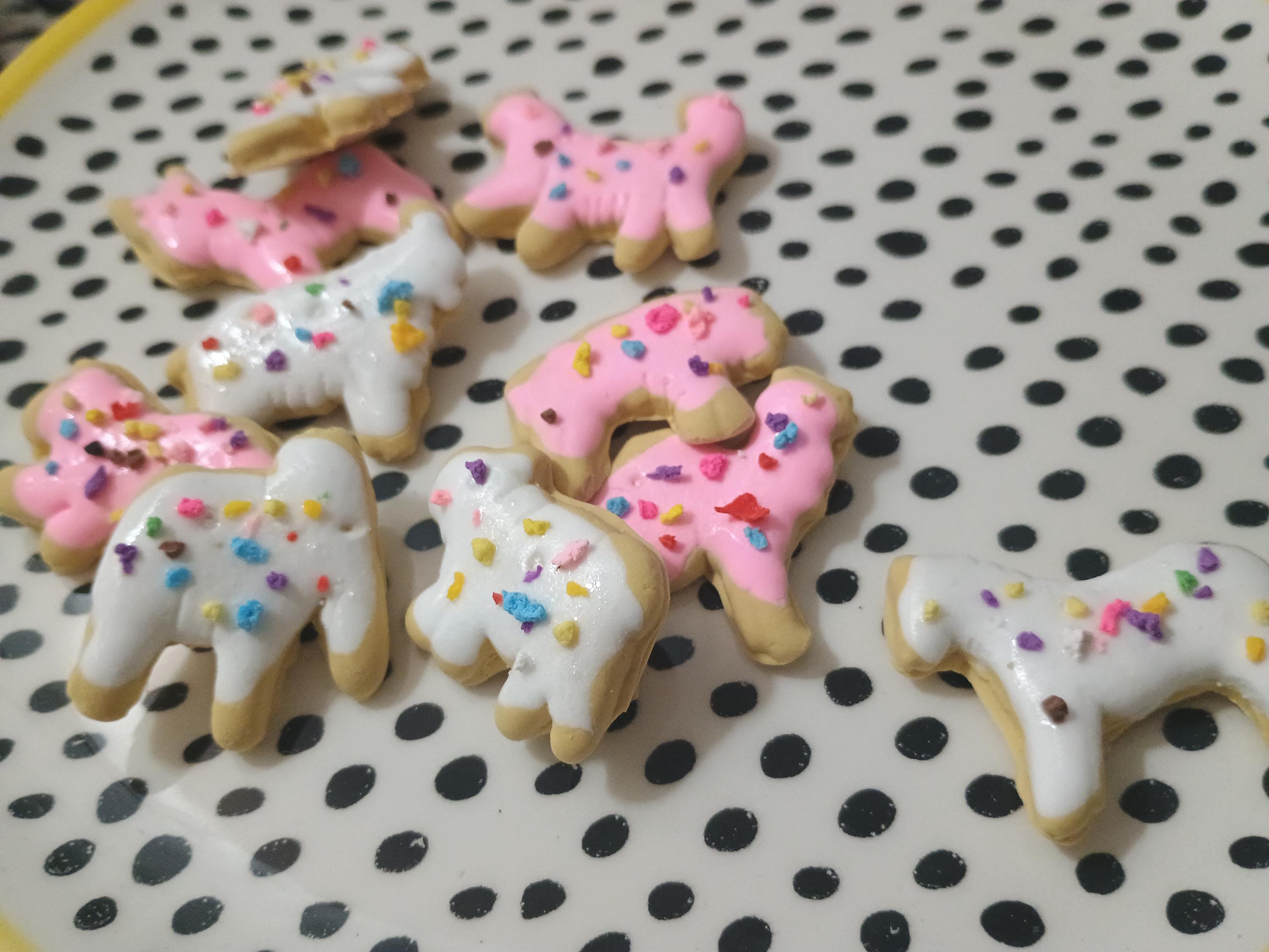 10pcs fake frosted animal cookies pieces for crafting slime charms candy topping cabachon embeds