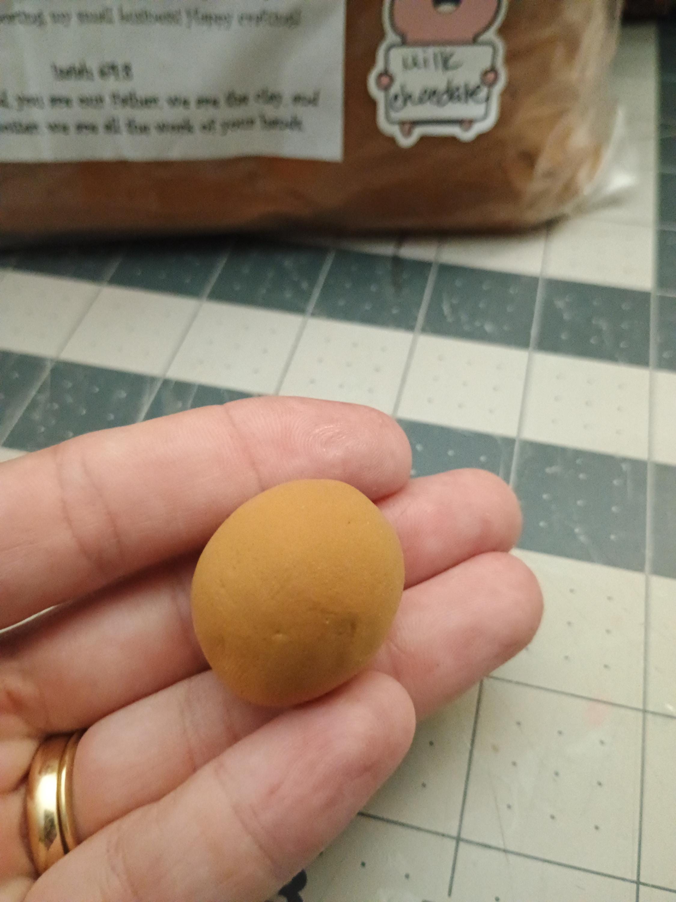 FIRM 500grams (1.1lbs) MILK CHOCOLATE air dry foam clay / Ribbon Branch Crafts