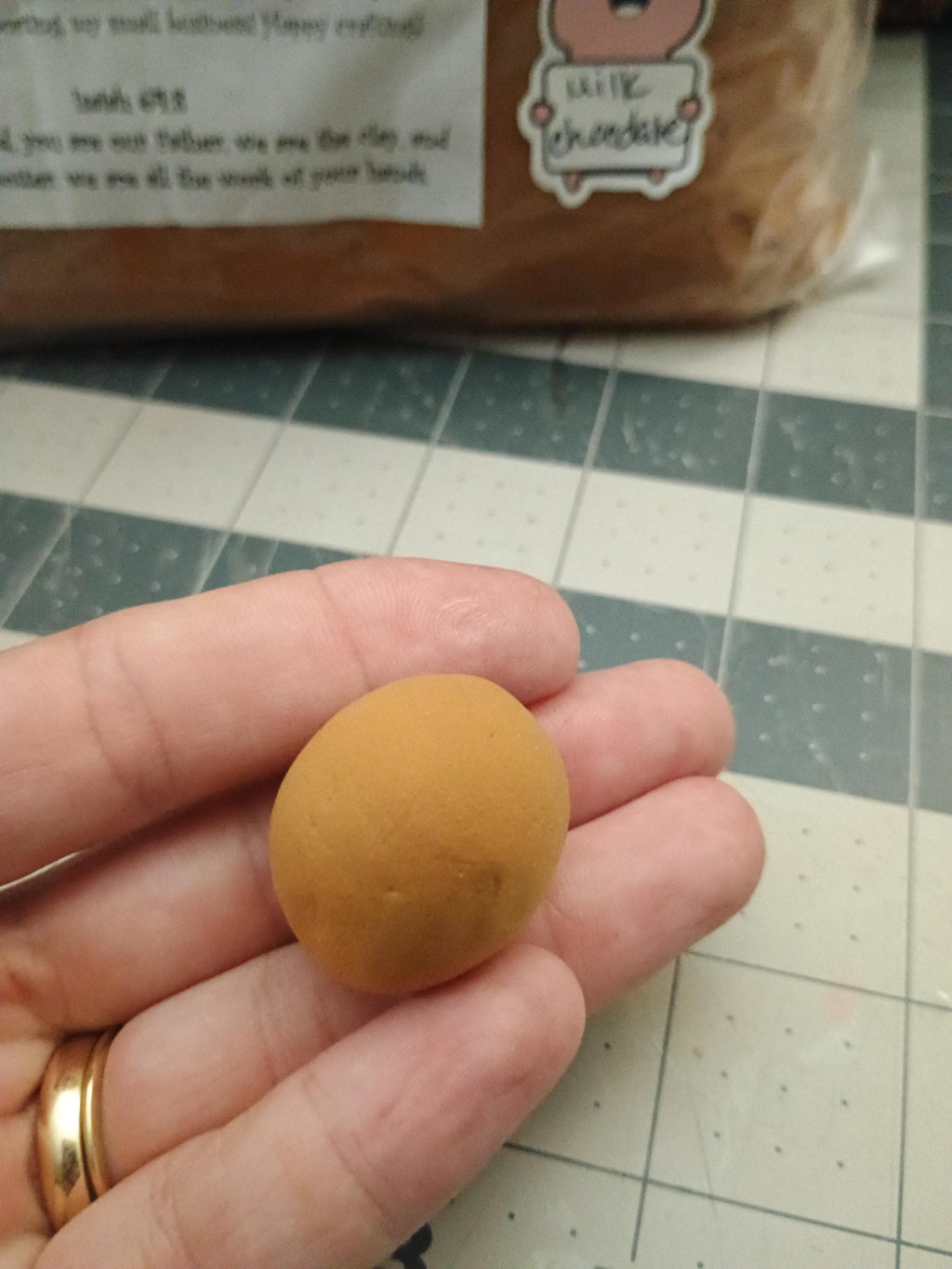 FIRM 100grams MILK CHOCOLATE air dry foam clay