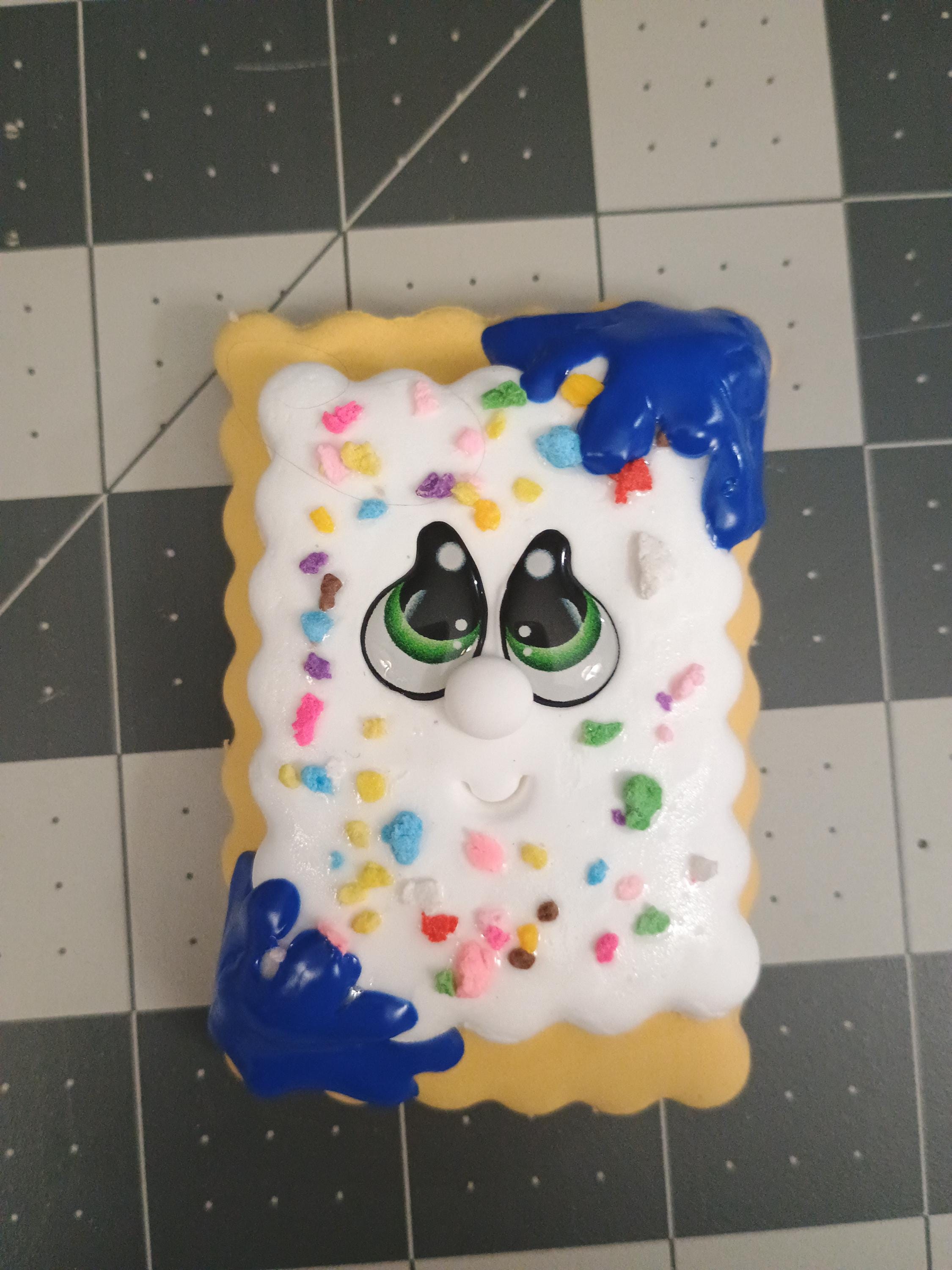 clay toaster pastry clay desk buddy friend cuties! desk office teacher gift