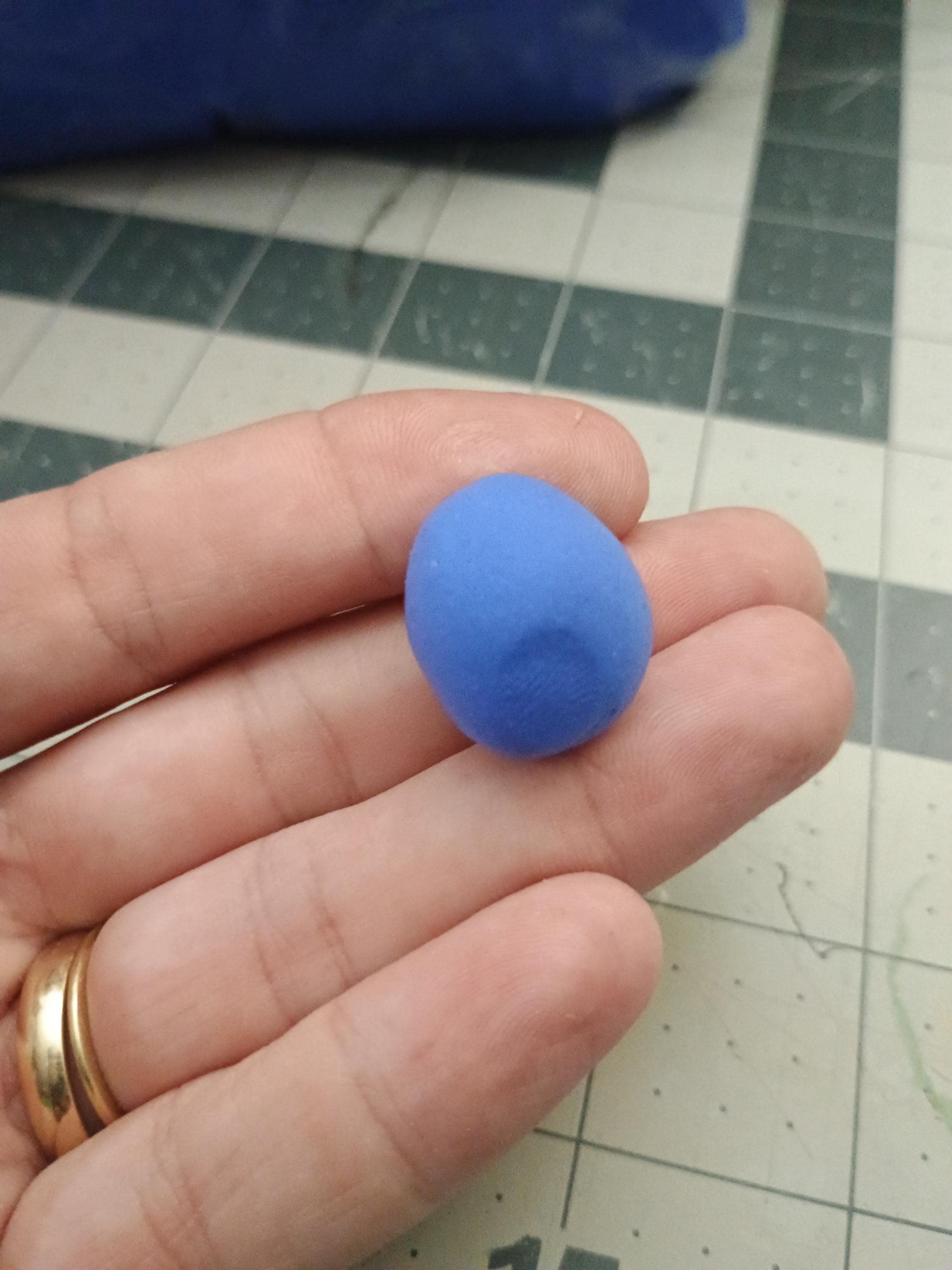 FIRM 100grams INDIGO air dry foam clay