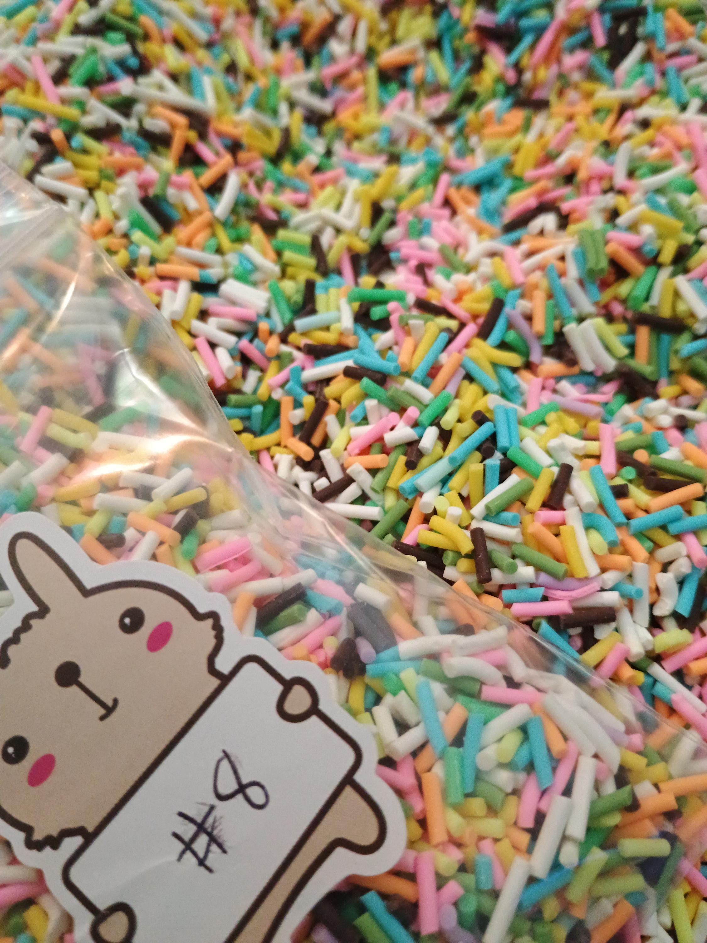 JIMMIES #1-#9 of 50gram bag fake sprinkles for crafting
