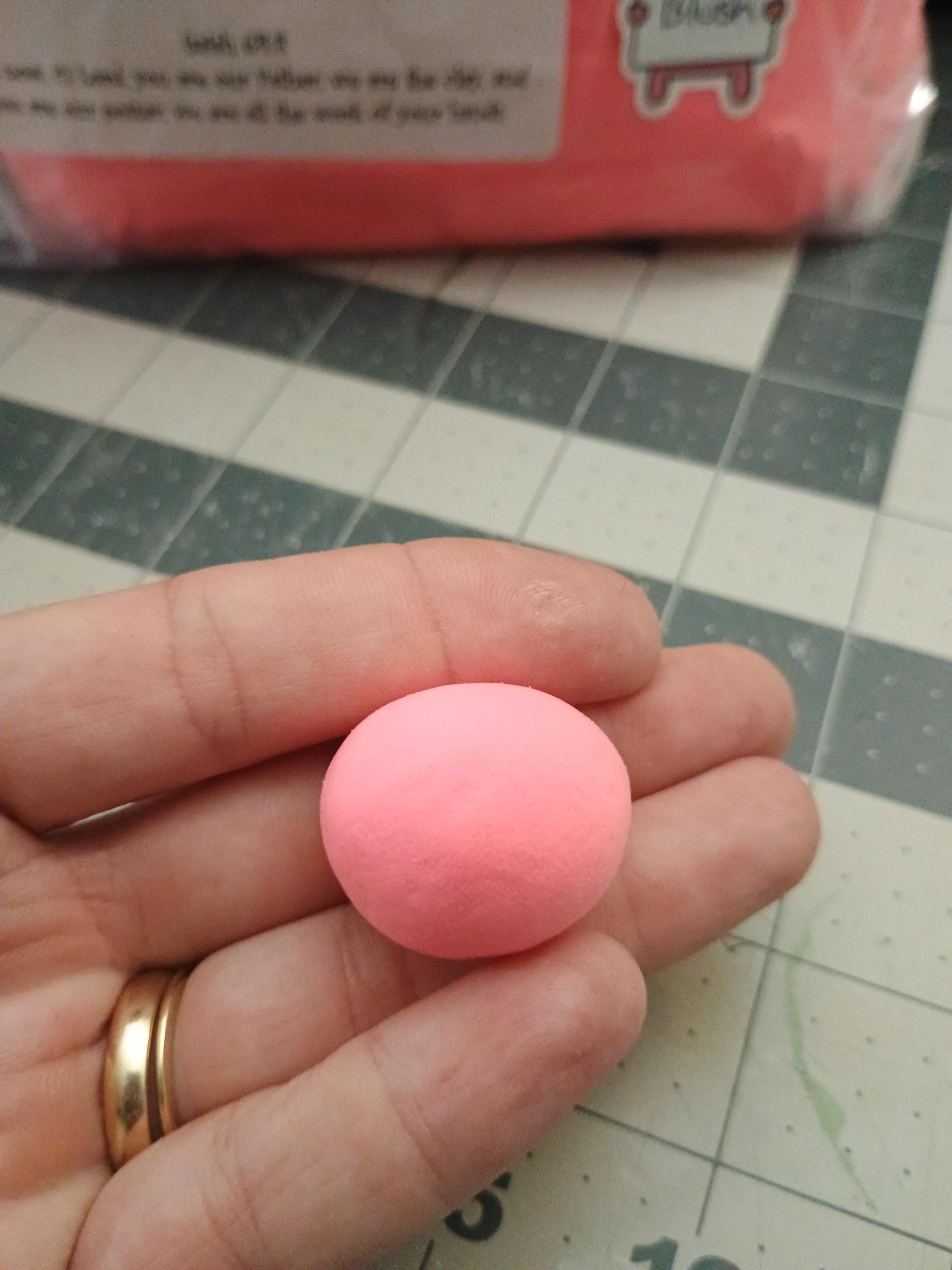 FIRM 100grams BLUSH air dry foam clay / Ribbon Branch Crafts