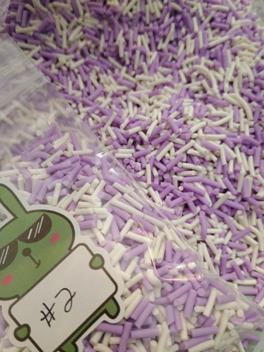 JIMMIES #1-#9 of 50gram bag fake sprinkles for crafting
