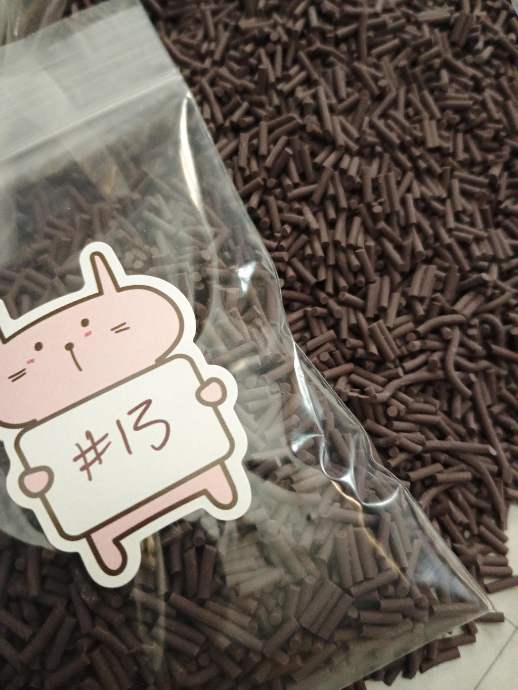 JIMMIES #10-#13 of 50gram bag fake sprinkles for crafting