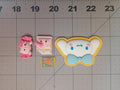 4pcs cabachons/ JUMBO kitty tart