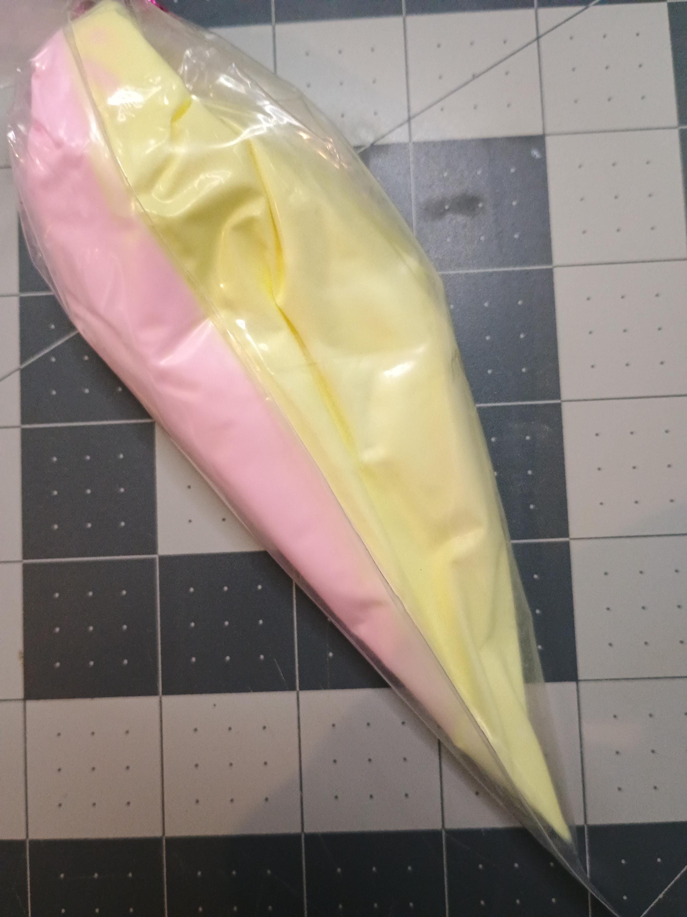 100grams TWO TONE cream clay for crafting fake fudge frosting