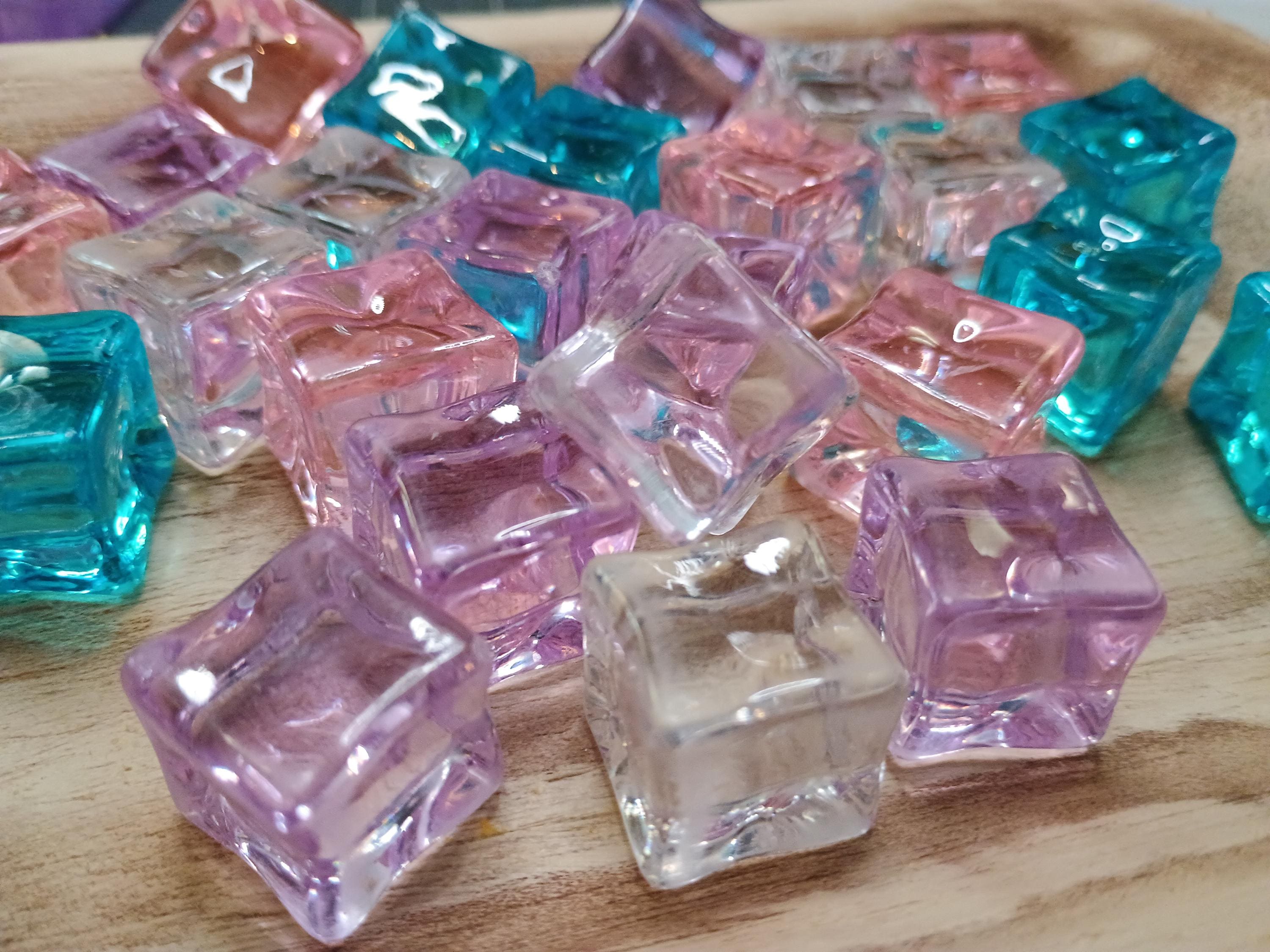 10pcs fake ice cubes for crafting