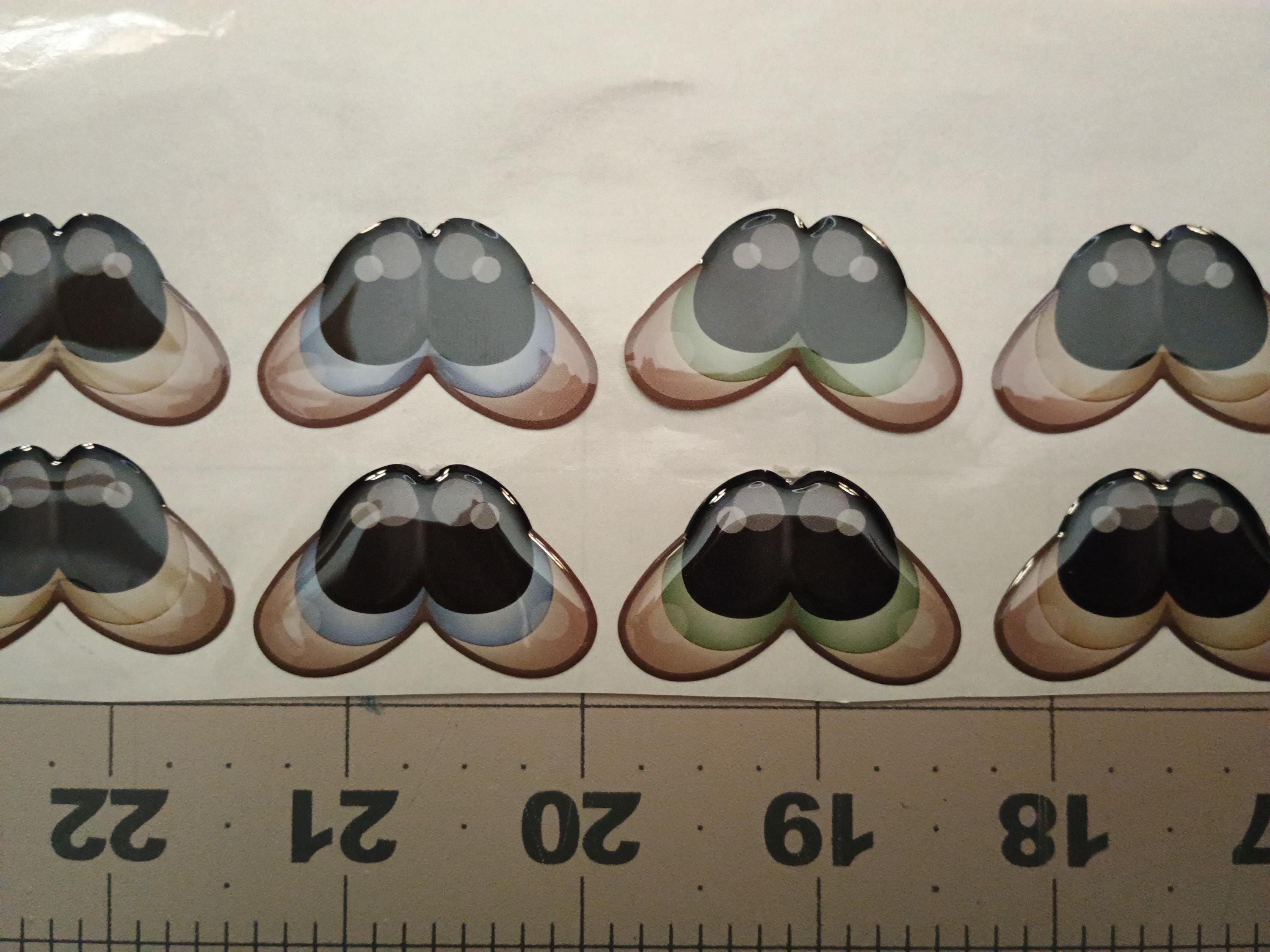 RBC#13 / ORIGINAL DESIGN/primitive country style / Resin eyes for clay / Ribbon Branch Crafts / air dry foam clay / porcelain clay / doll ey