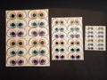 RBC#20 / Resin eyes for clay / Ribbon Branch Crafts / air dry foam clay / porcelain clay / doll eyes /felt eyes