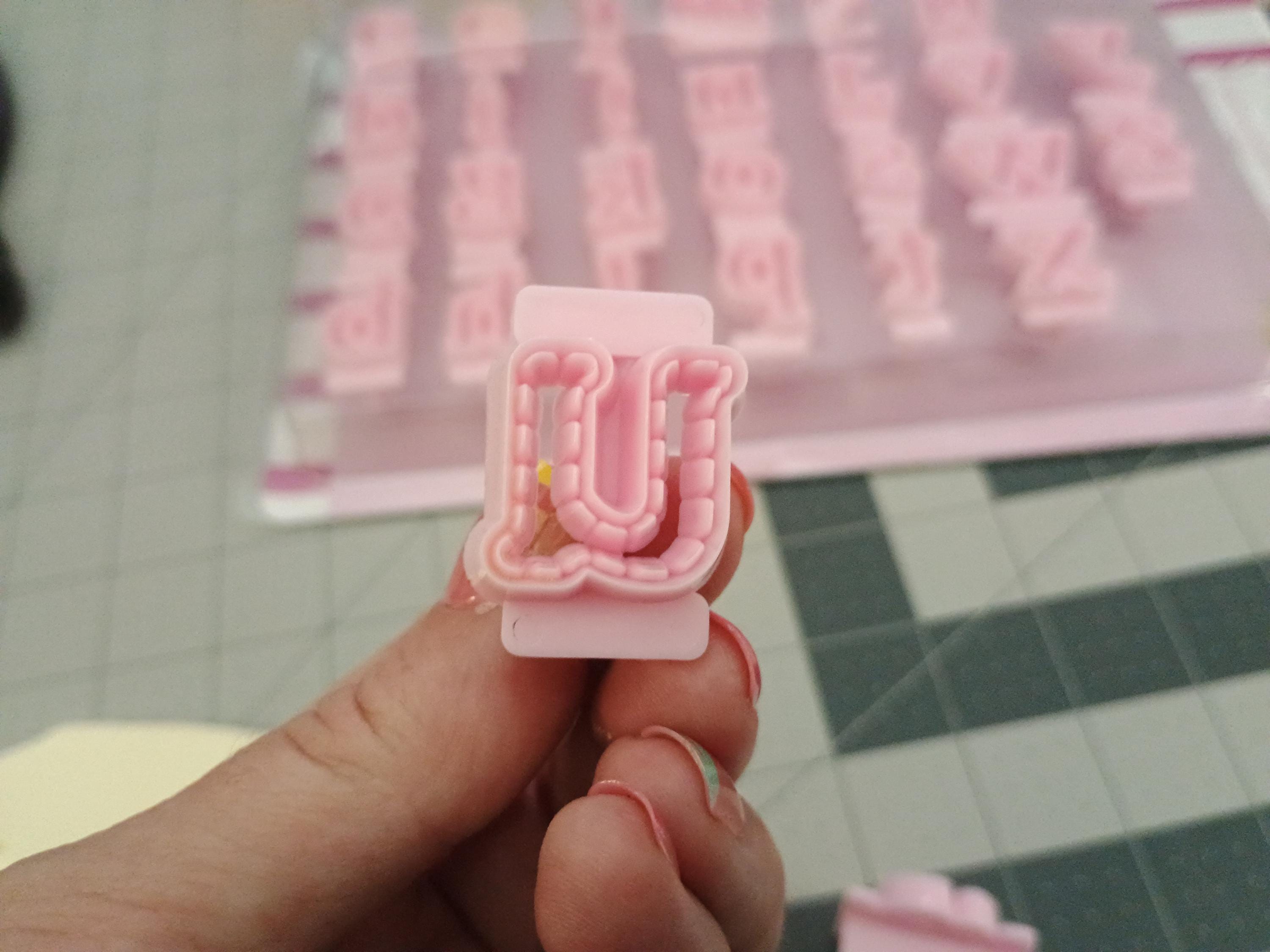 26 pc Alphabet stamps/ letter impression / lowercase letter cutters/ Ribbon Branch Crafts
