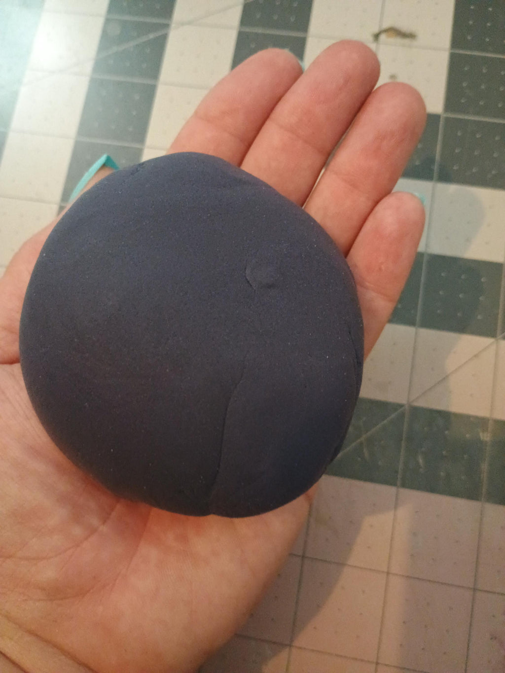FIRM 500grams (1.1 lbs) MIDNIGHT BLUE air dry foam clay / Ribbon Branch Crafts