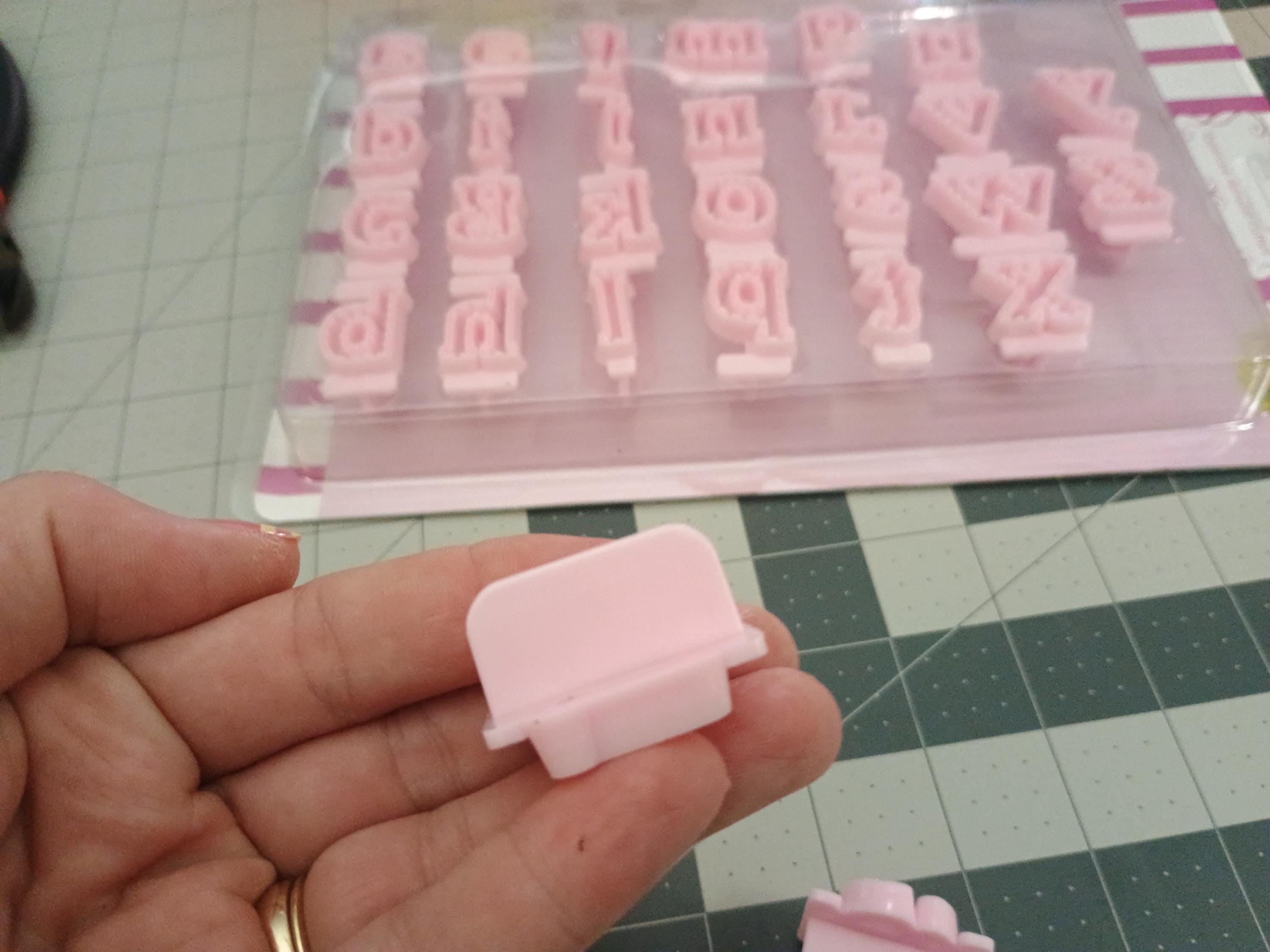 26 pc Alphabet stamps/ letter impression / lowercase letter cutters/ Ribbon Branch Crafts