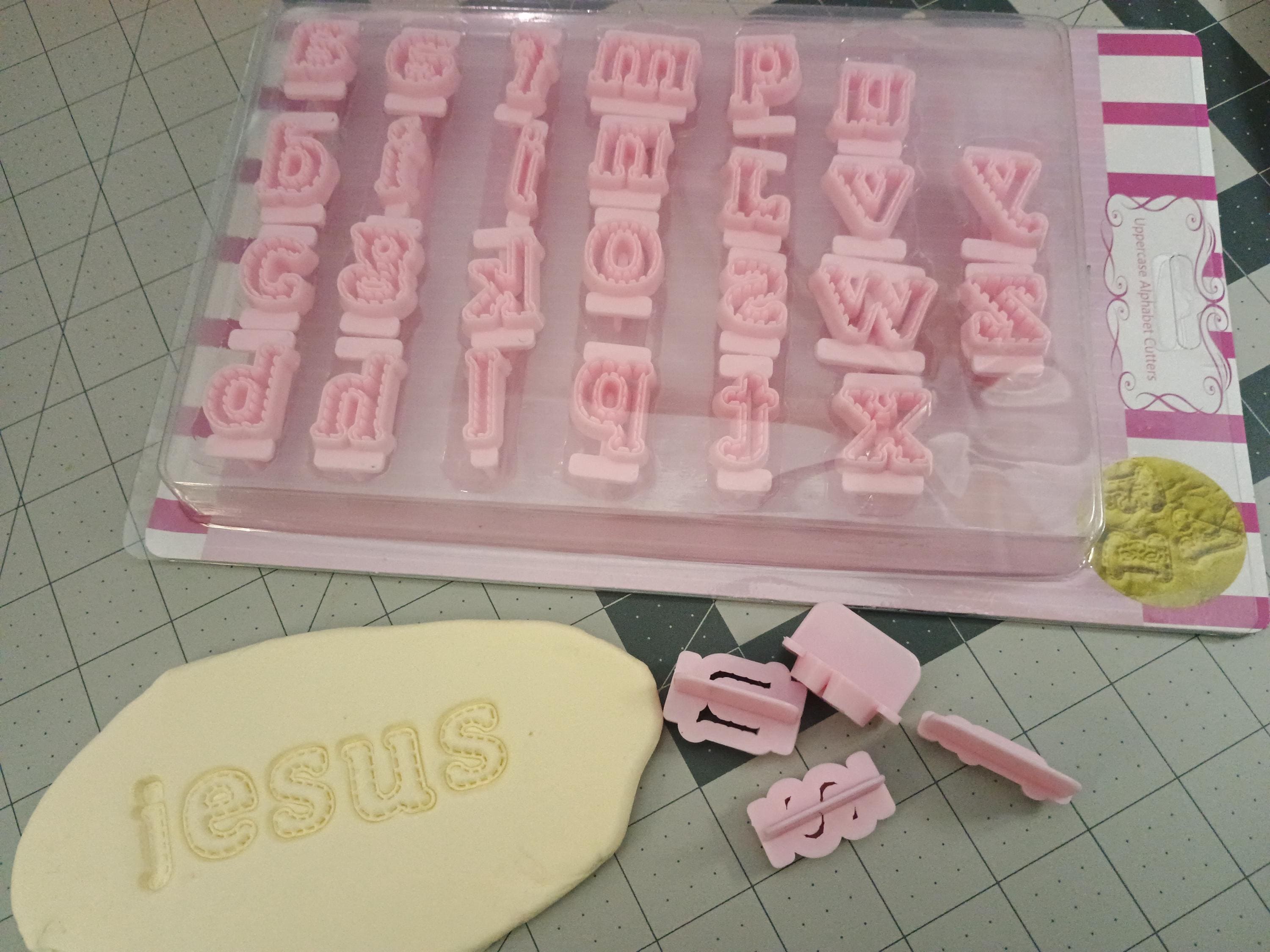 26 pc Alphabet stamps/ letter impression / lowercase letter cutters/ Ribbon Branch Crafts