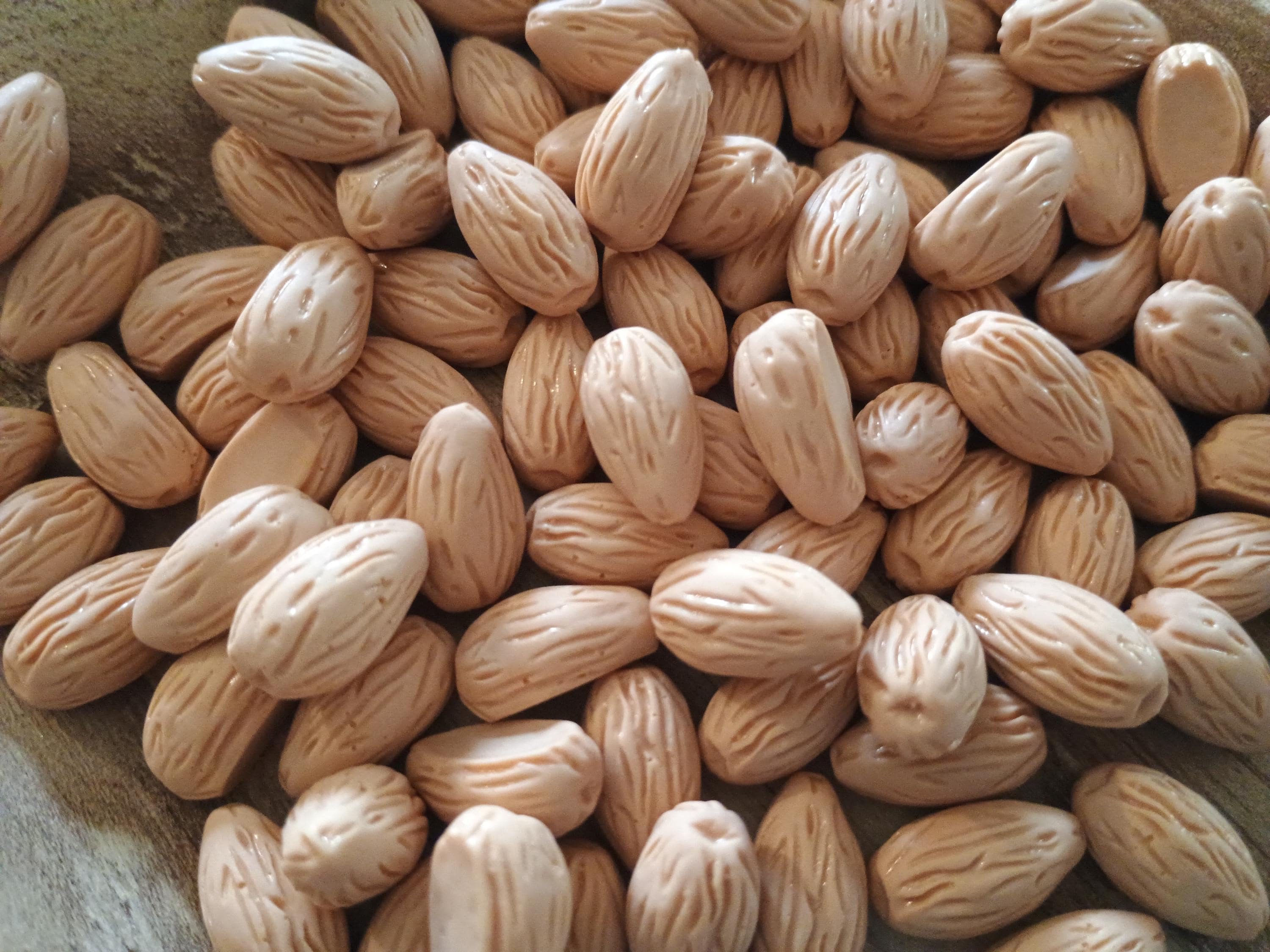 10pcs fake flat back almond pieces for crafting slime charms embellishments fake bake cabachon