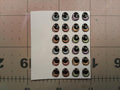 RBC#27 / ORIGINAL DESIGN / Resin eyes for clay / Ribbon Branch Crafts / air dry foam clay / porcelain clay / doll eyes / felt