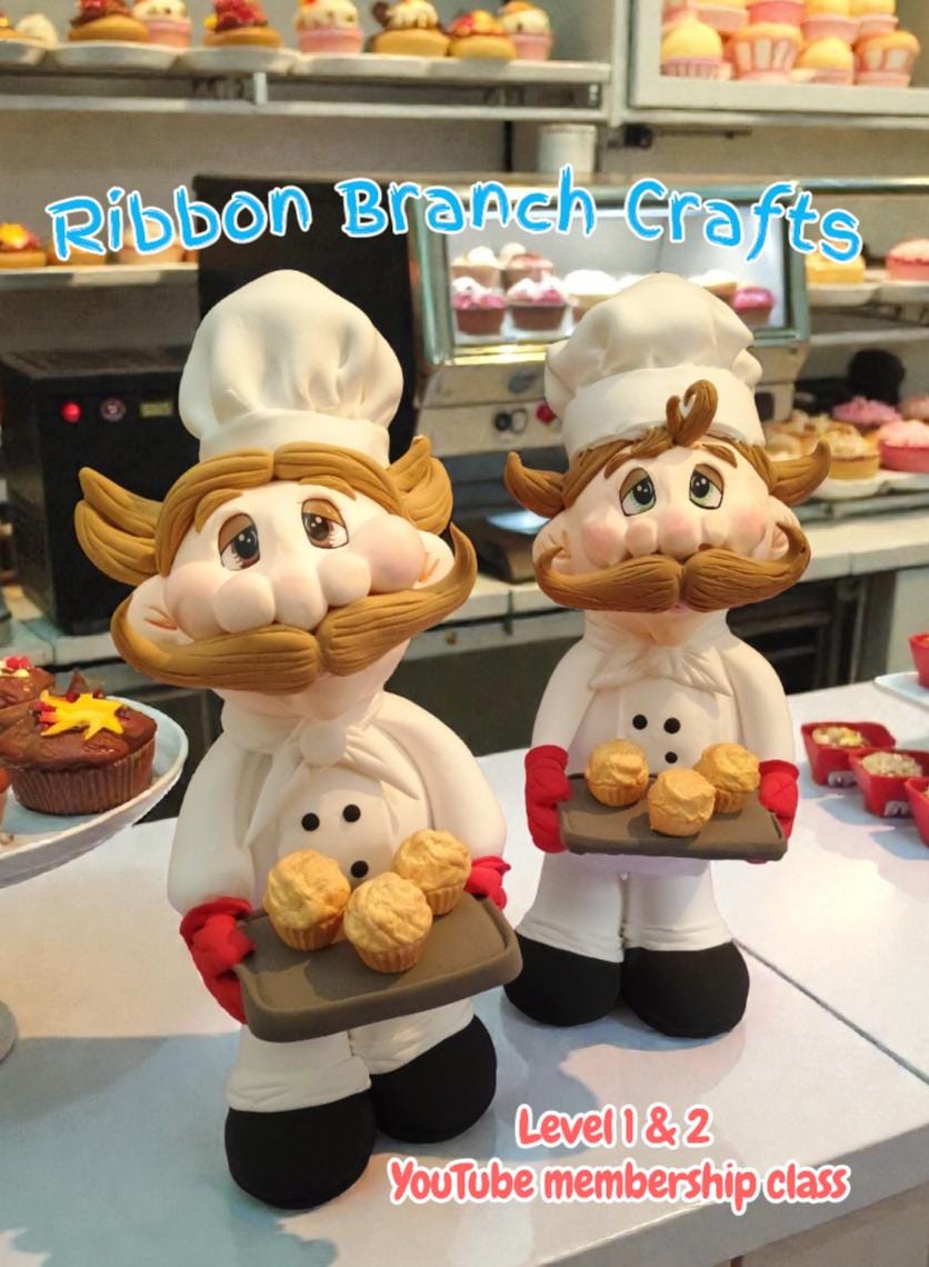 RBC#26 / ORIGINAL DESIGN / Resin eyes for clay / Ribbon Branch Crafts / air dry foam clay / porcelain clay / doll eyes / felt