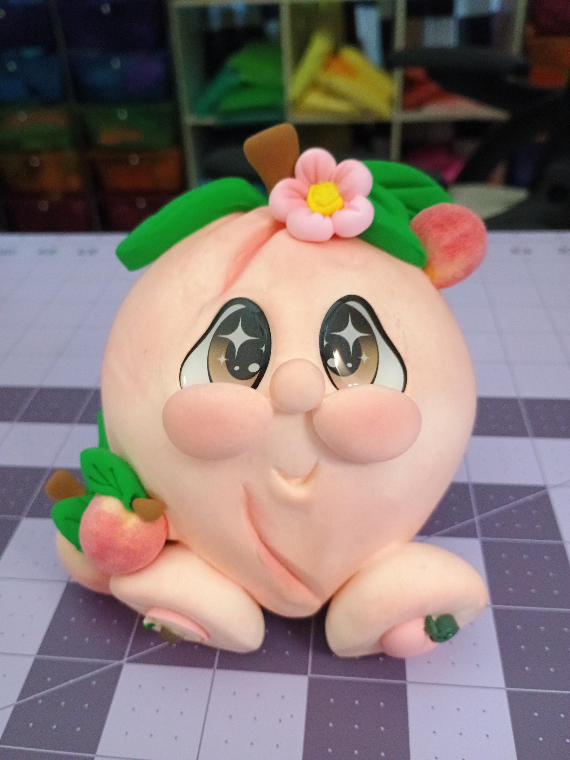 RBC#6 / ORIGINAL DESIGN / Resin eyes for clay / Ribbon Branch Crafts / air dry foam clay / porcelain clay / doll eyes