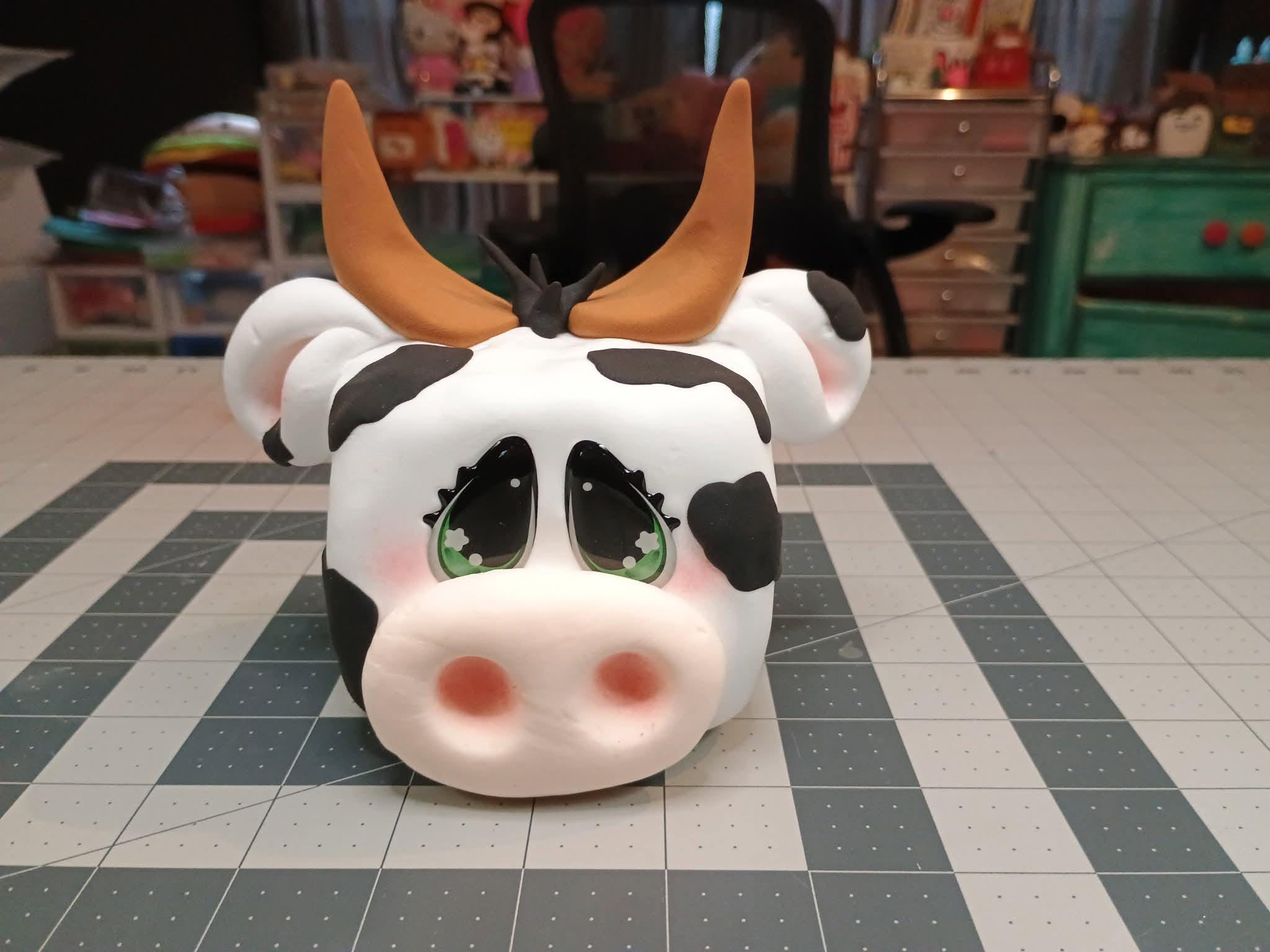 RBC#4 / ORIGINAL DESIGN / Resin eyes for clay / Ribbon Branch Crafts / air dry foam clay / porcelain clay / doll eyes