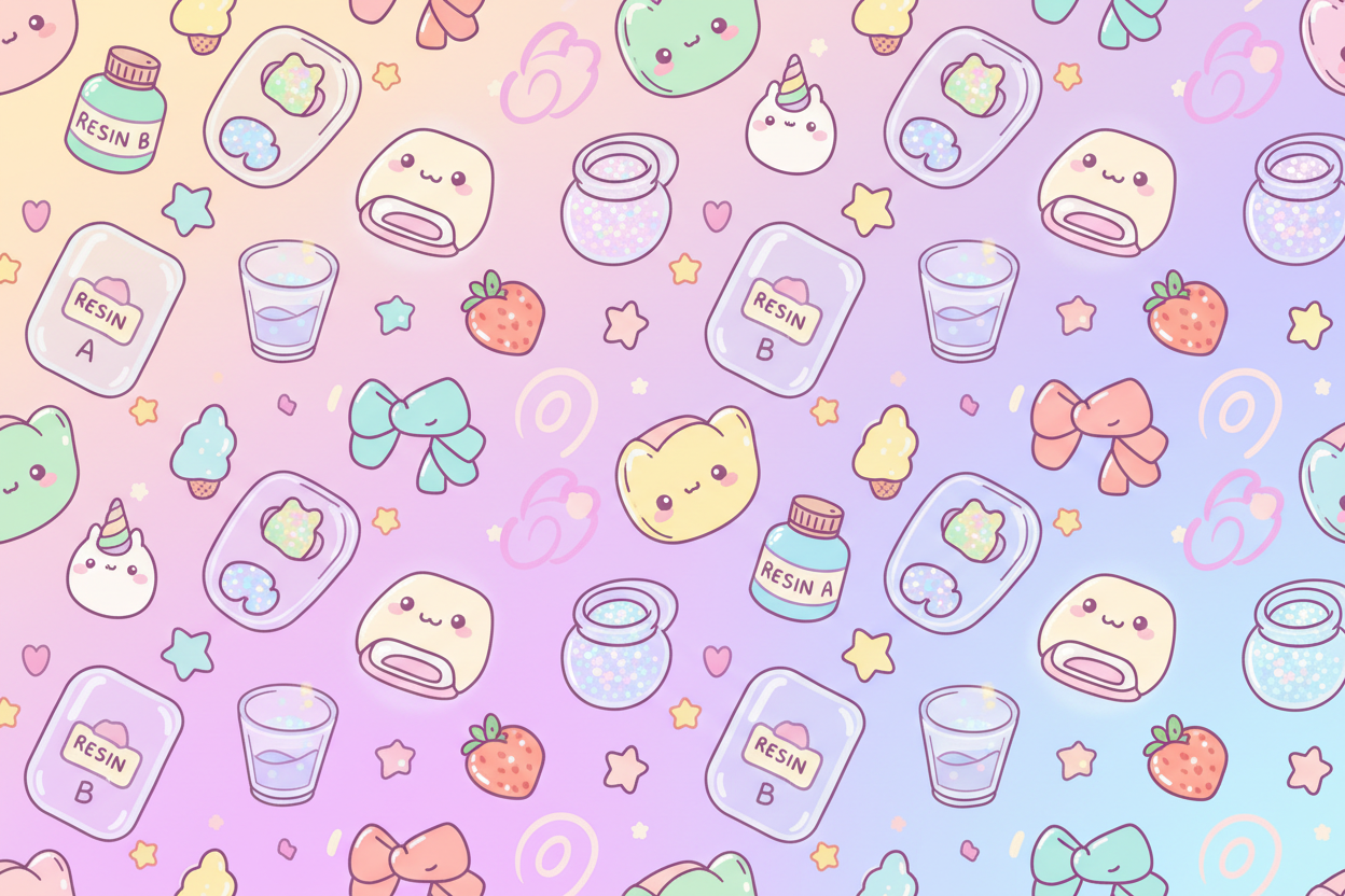Kawaii Resin Craft Background