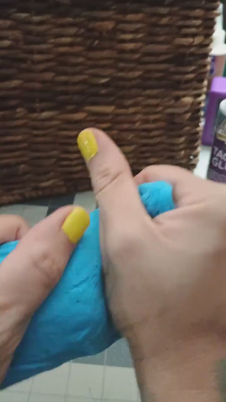 FIRM 500grams (1.1 lbs) LAVENDER air dry foam clay / Ribbon Branch Crafts