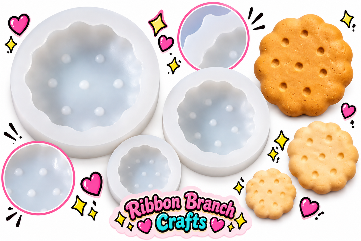 3in, 4in, 6in NEW Sandwich Cookie Silicone Mold