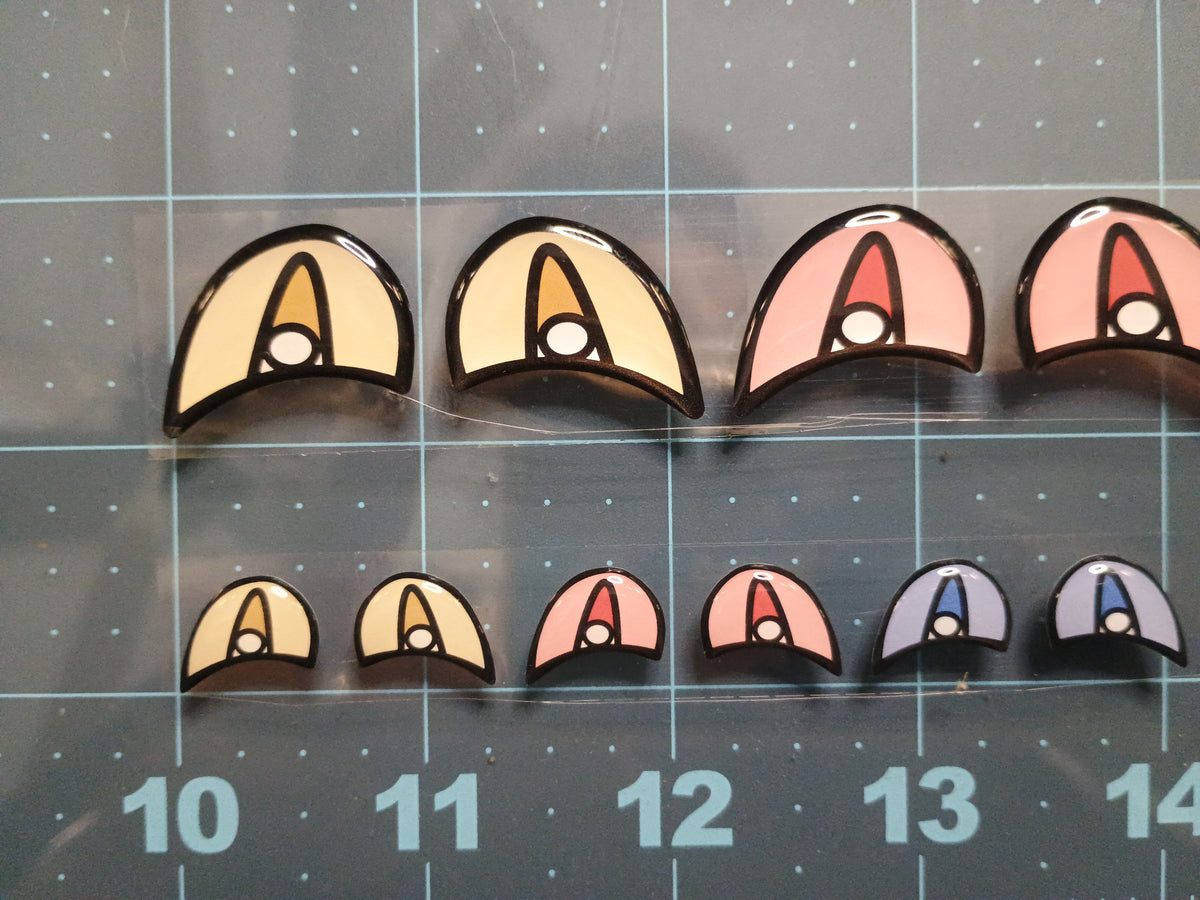 RBC#9 / ORIGINAL DESIGN / Resin eyes for clay / Ribbon Branch Crafts / air dry foam clay / porcelain clay / doll eyes