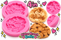 4in LARGE chocolate chip cookie silicone mold